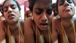 Madurai lady enjoys her lover’s big dick in Tamil sex